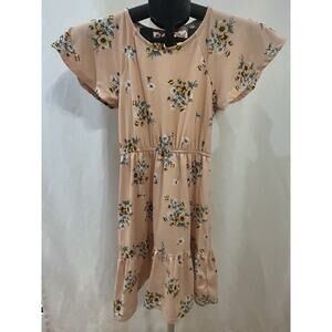 Love Glam Girl Sunflower Dress Girls size M